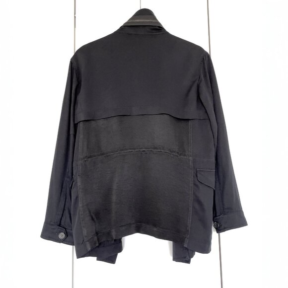 ALLSAINTS Finn Jacket, Black, Size 2 - Picture 3 of 12